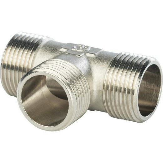 Тройник НН 1/2х1/2х1/2, никелированный STOUT