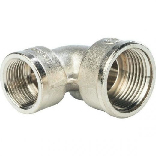 Угольник ВВ 1х3/4, никелированный STOUT