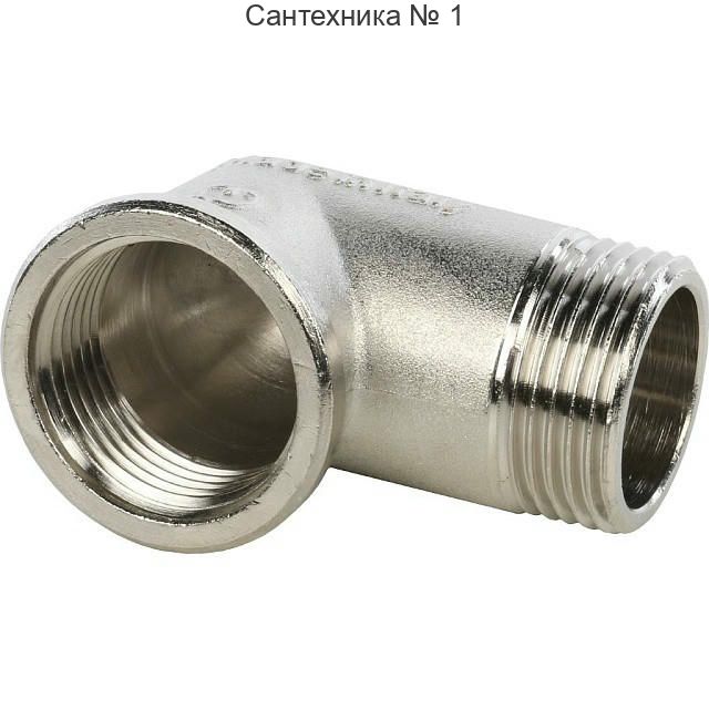 Угольник НВ 1, никелированный STOUT