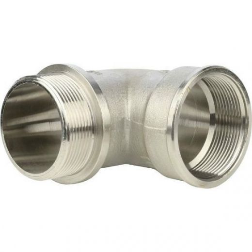 Угольник с упором НВ 2, никелированный STOUT