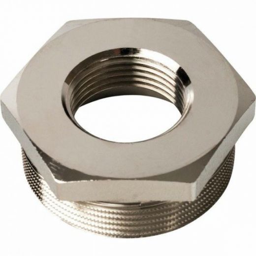 Футорка 2"х1", никелированная STOUT