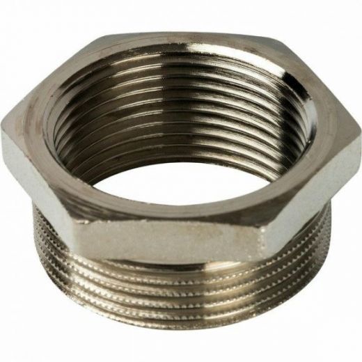 Футорка 1 1/4"х1", никелированная STOUT