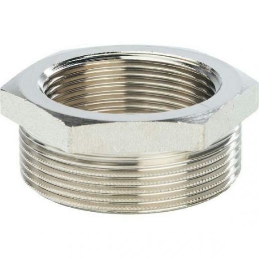 Футорка 2"х1 1/2", никелированная STOUT