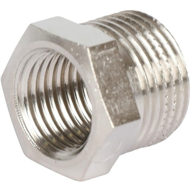 Футорка 3/8х1/4, никелированная STOUT