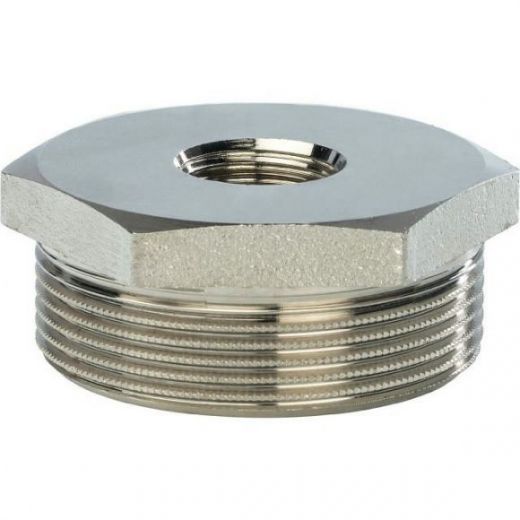 Футорка 1 1/2"х1/2, никелированная STOUT