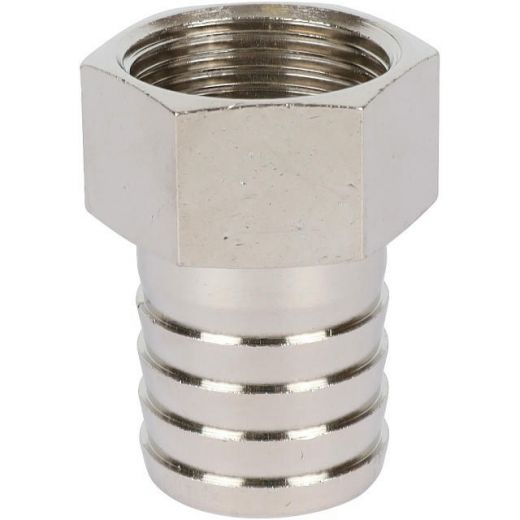 Штуцер ВР 3/4х25, никелированный STOUT