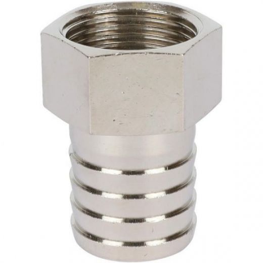 Штуцер ВР 3/4х25, никелированный STOUT