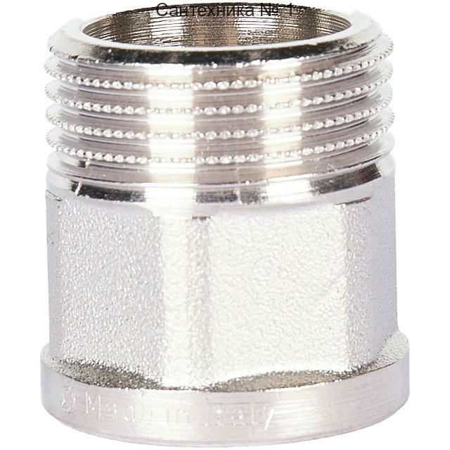 Переходник под ключ ВН 1/2"x3/4", никелированный STOUT