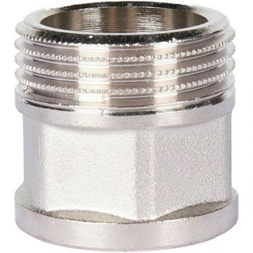 Переходник под ключ ВН 3/4"x1", никелированный STOUT