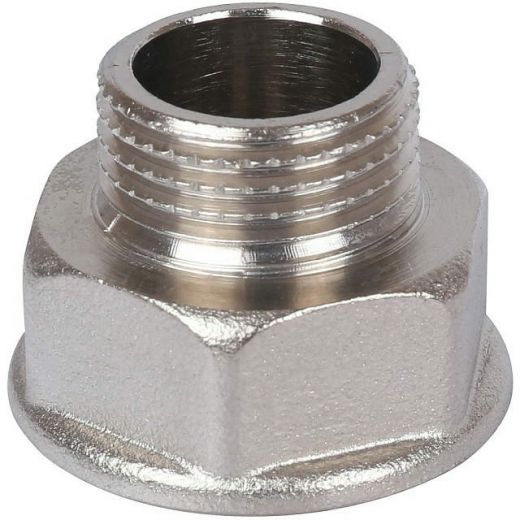 Переходник под ключ ВН 3/4"x3/4", никелированный STOUT