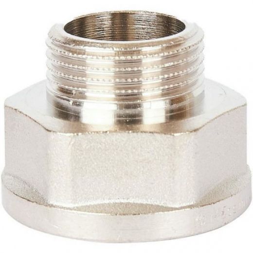 Переходник под ключ ВН 1"x3/4", никелированный STOUT