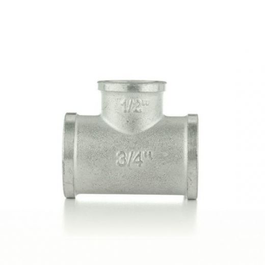 Тройник переходной ВВВ 3/4"х1/2"х3/4" с покрытием TIN ELSEN