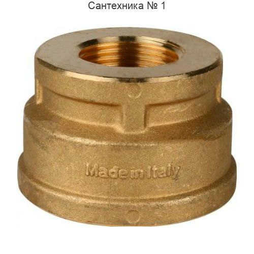 Муфта ВВ переходная 1/4х1/8 STOUT