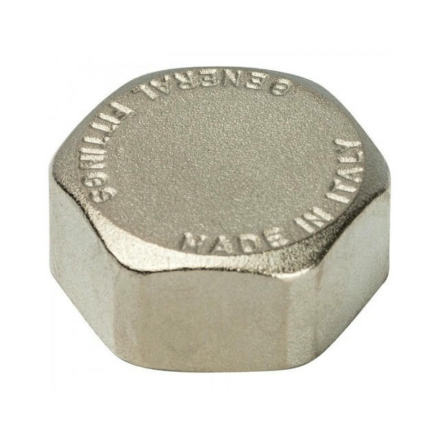 Заглушка ВР 1/8, никелированная STOUT