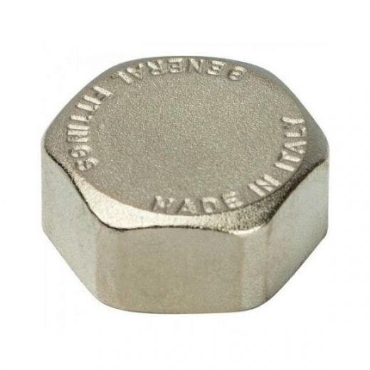 Заглушка ВР 1/8, никелированная STOUT