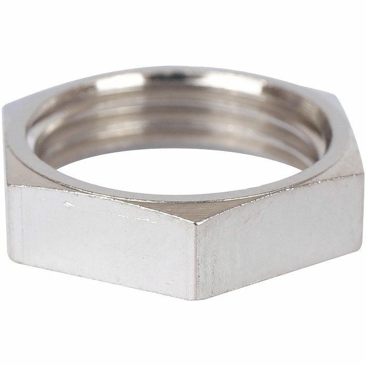 Контргайка 1/4, никелированная STOUT