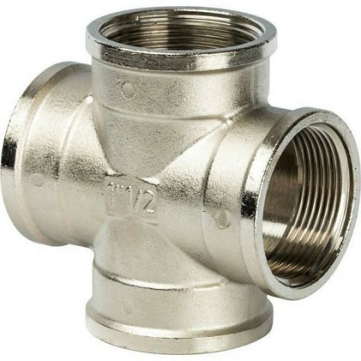 Крестовина ВВ 1 1/2, никелированная STOUT