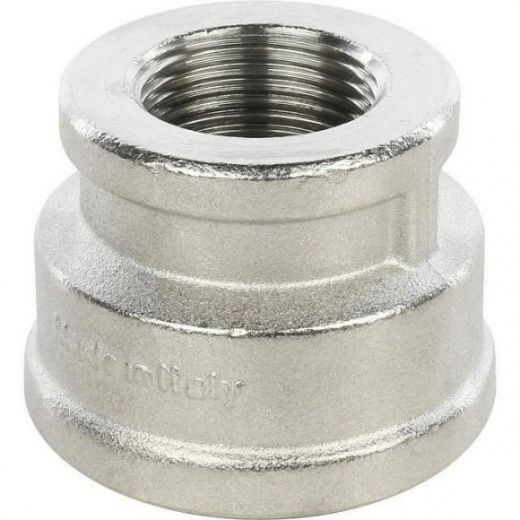 Муфта ВВ переходная 1 1/4х1/2, никелированная STOUT