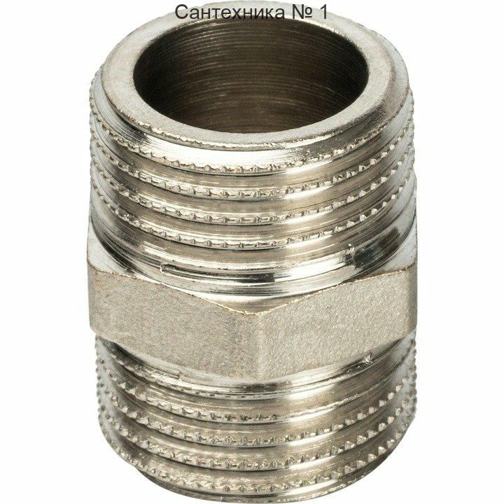 Ниппель HH 1/8, никелированный STOUT