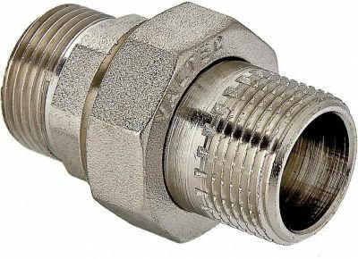 Разъемное соединение "американка" НН, уплотнение под гайкой o-ring кольцо 1, никелированное STOUT