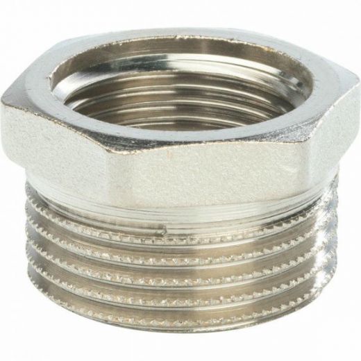 Футорка 1"х3/8, никелированная STOUT