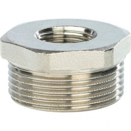 Футорка 2"х1/2", никелированная STOUT