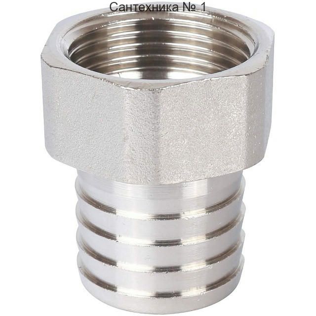 Штуцер ВР 1х30, никелированный STOUT