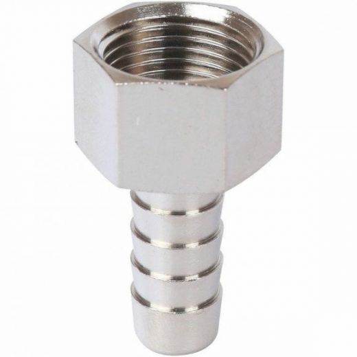 Штуцер ВР 3/8"x14, никелированный STOUT