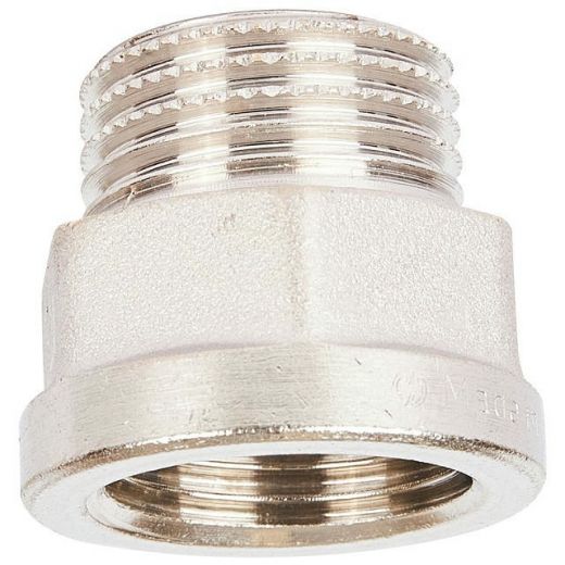 Переходник под ключ ВН 1/2"x1/2", никелированный STOUT