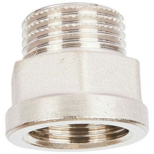 Переходник под ключ ВН 1/2"x1/2", никелированный STOUT