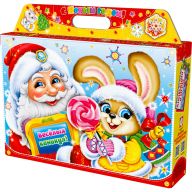 Портфель дедушка с зайцем и пушистый кот 1500 грамм