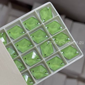 DeLuxe Пришивные Стразы Peridot_LAQ Космик 16*21 мм
