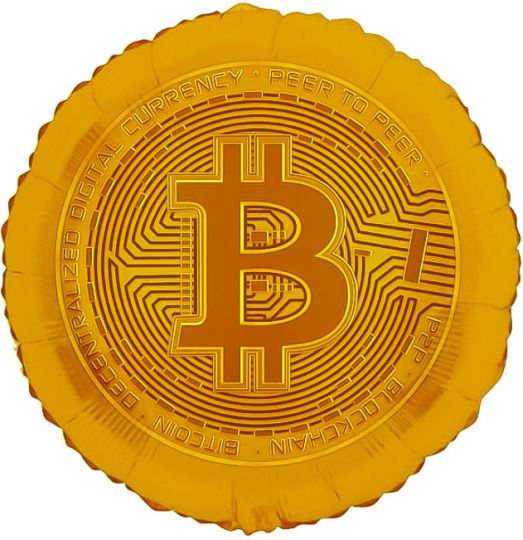 Биток круглый шар фольгированный с гелием