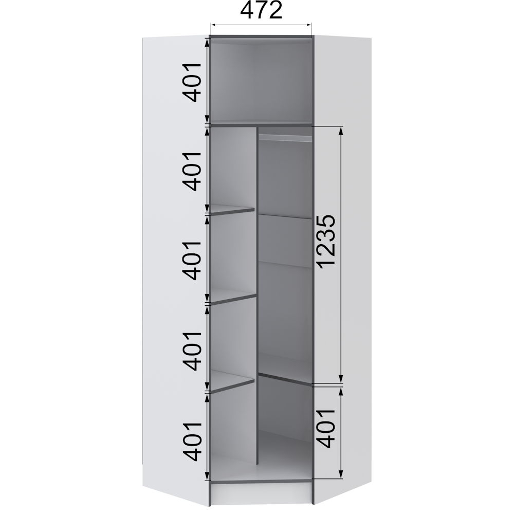 Тэбби Шкаф угловой