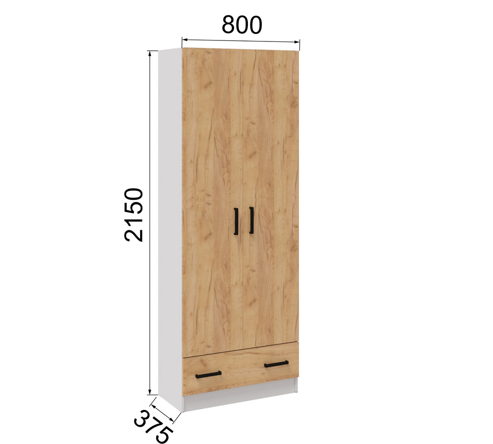 Кевин шкаф 2х-ств.