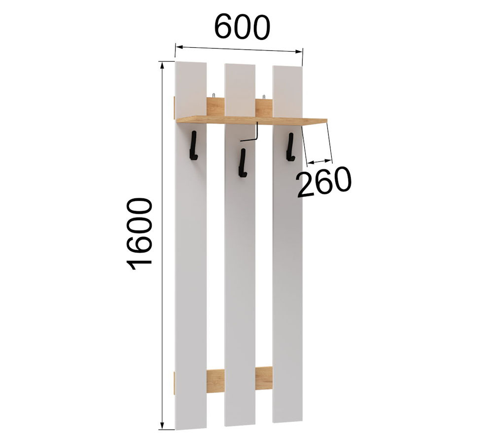 Кевин вешалка 600