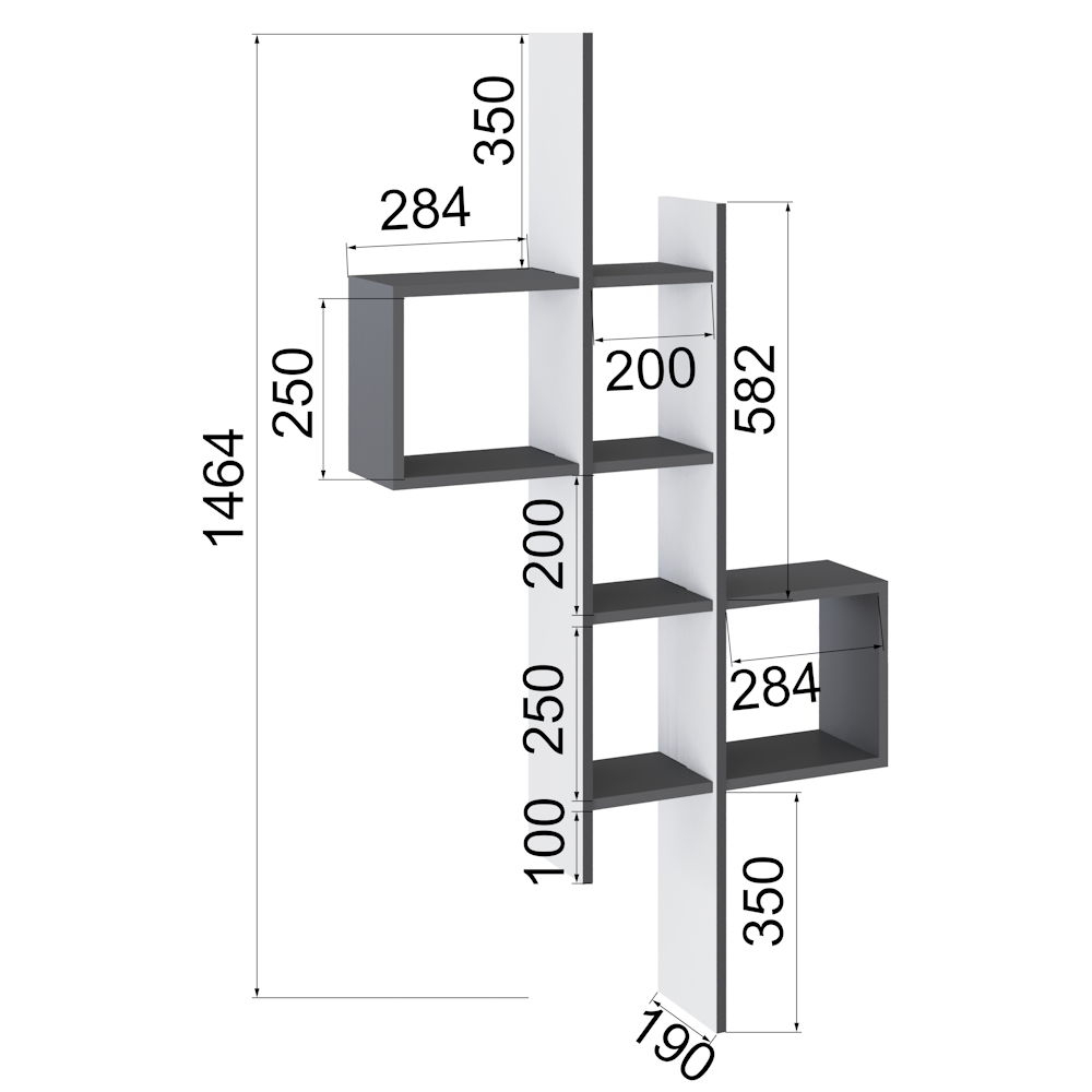 Тэбби Полка навесная