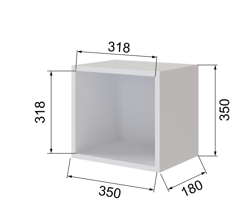 Гостиная Мэнкс Куб навесной МГК