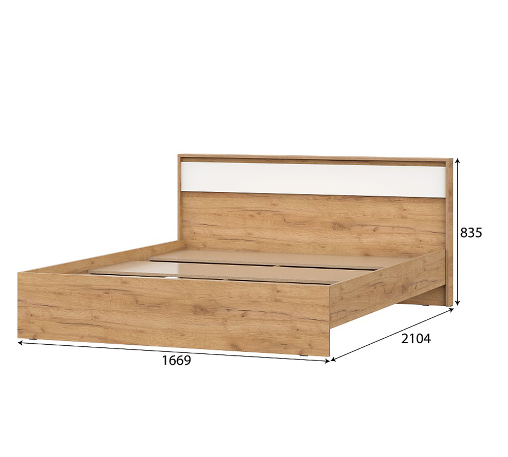 Модульная система "Некст 1" Кровать 1,6 м