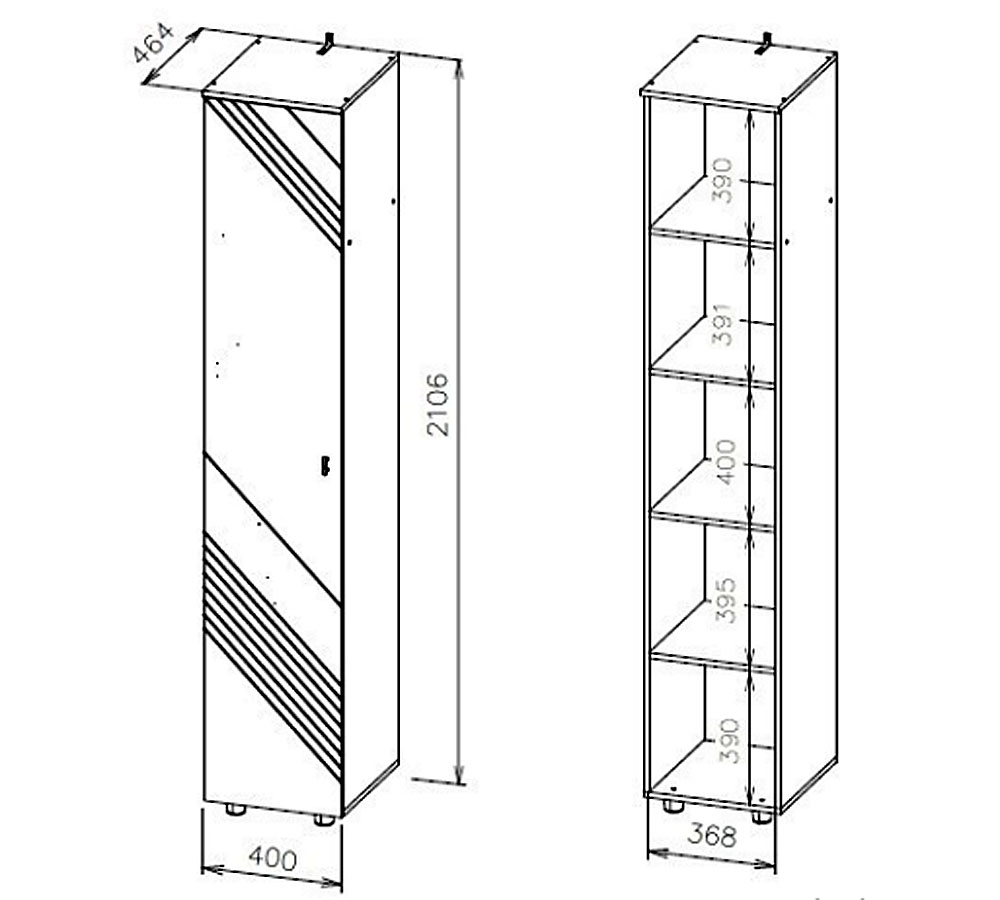Модульная система "Байкал" Пенал