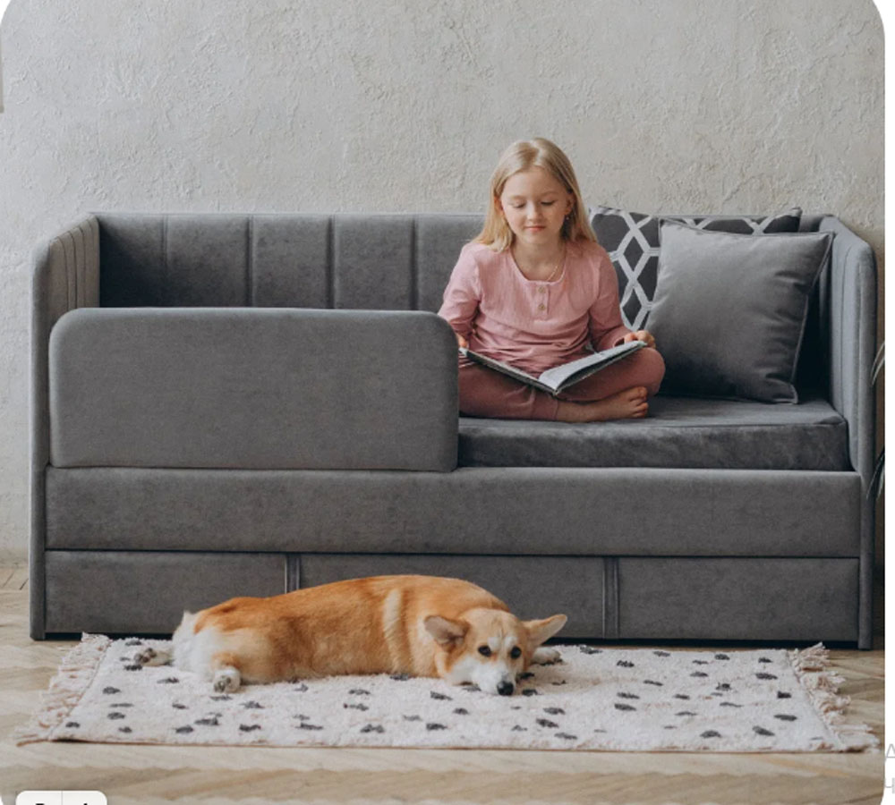 Happy line 80*160 в полоску  (темно-серый)