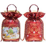 Снегурочка на санках 1200 грамм (красный)