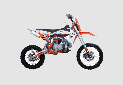 Питбайк Regulmoto FIVE EA (полуавтомат КПП) (Оранжевый/белый)