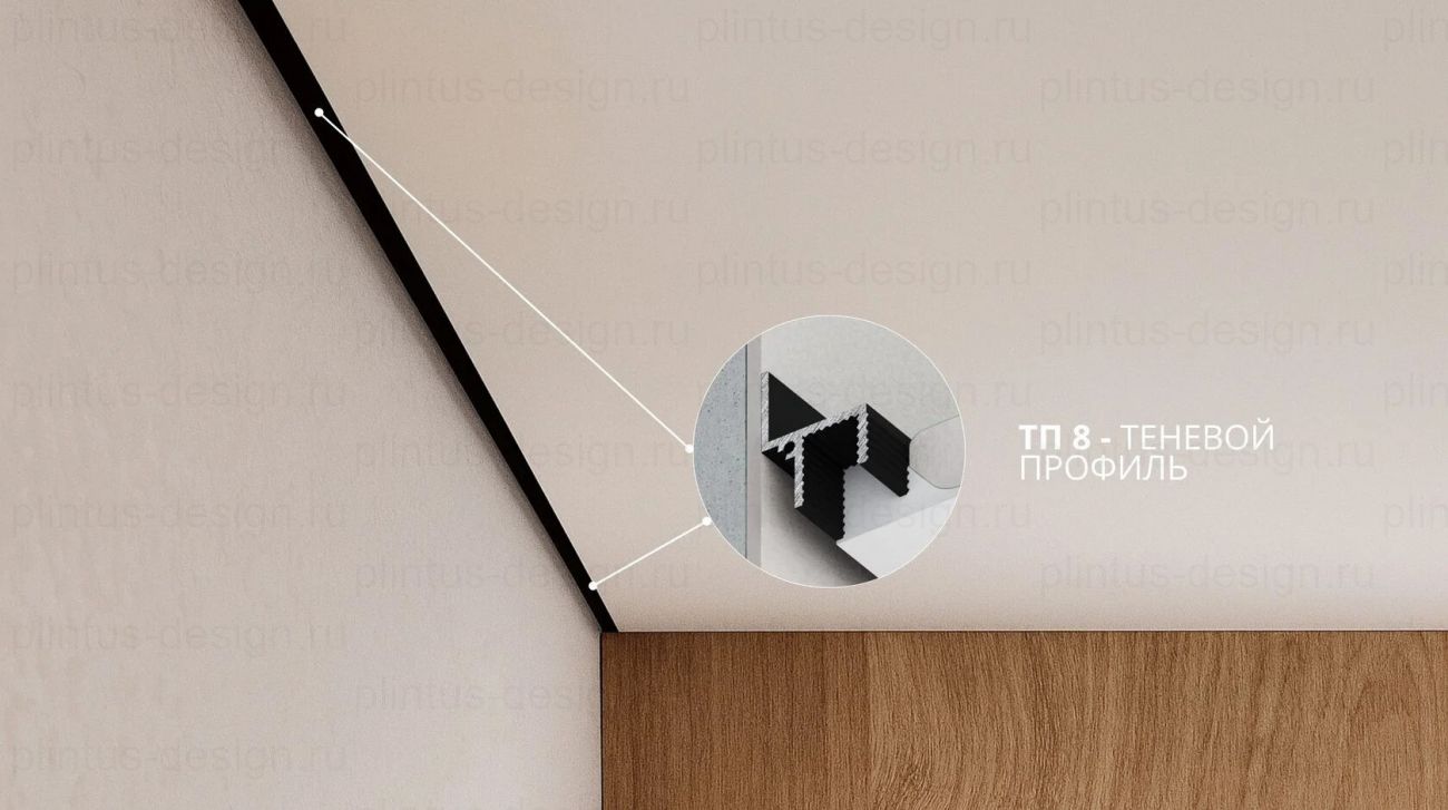 ТП 8 - теневой профиль FerGipps