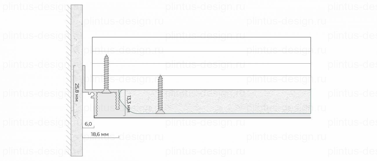 ТП 6 – теневой профиль FerGipps