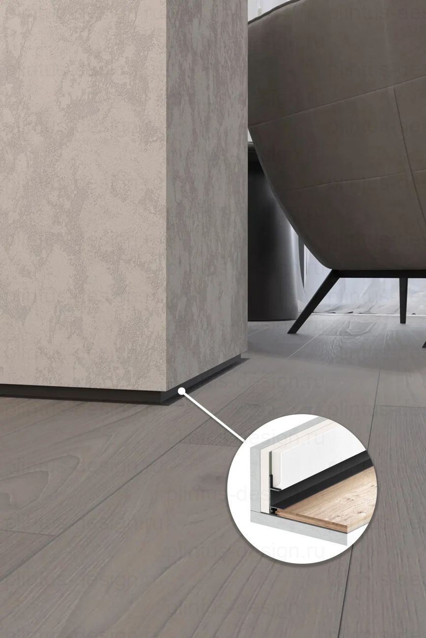 УП 40 - теневой плинтус FerGipps