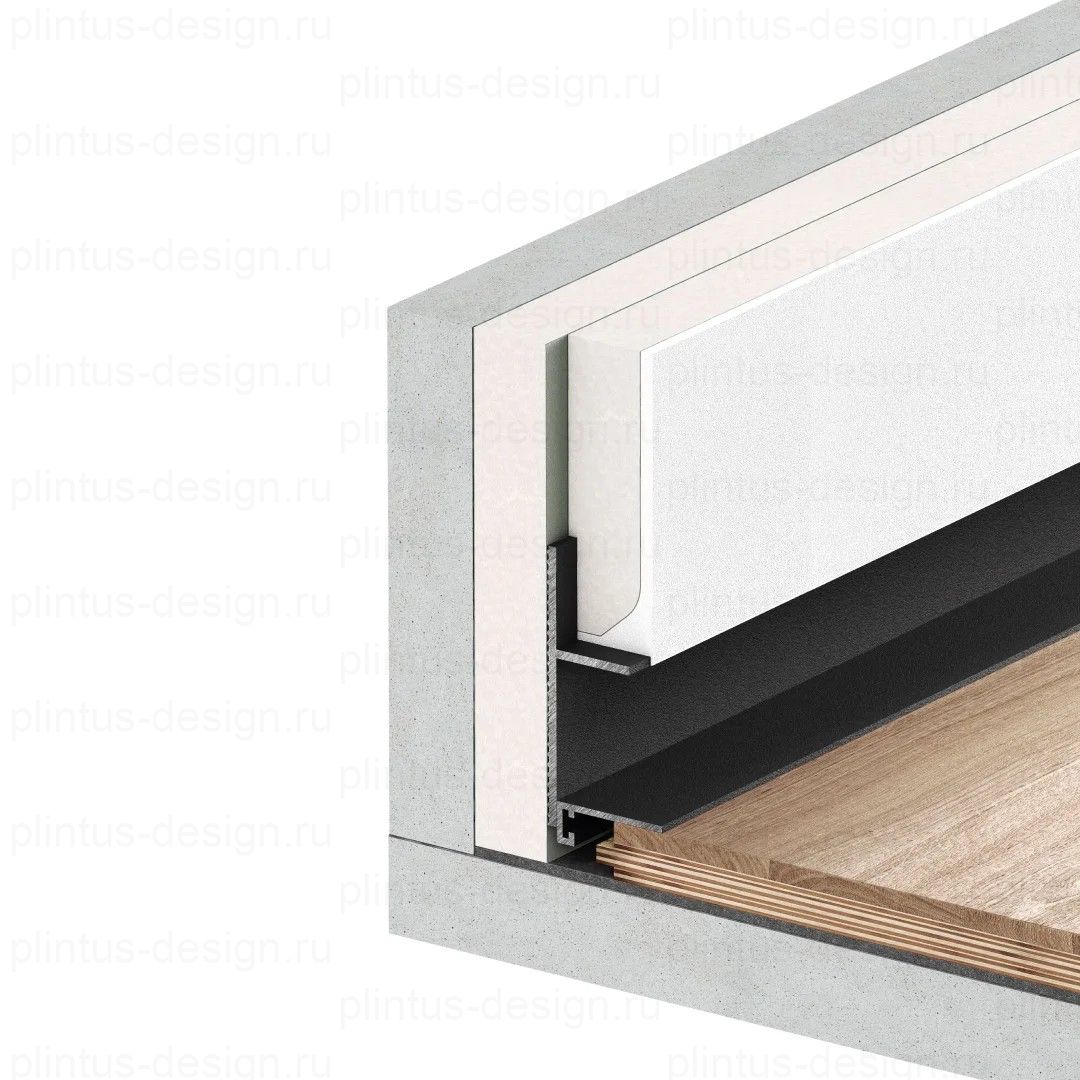 УП 40 - теневой плинтус FerGipps