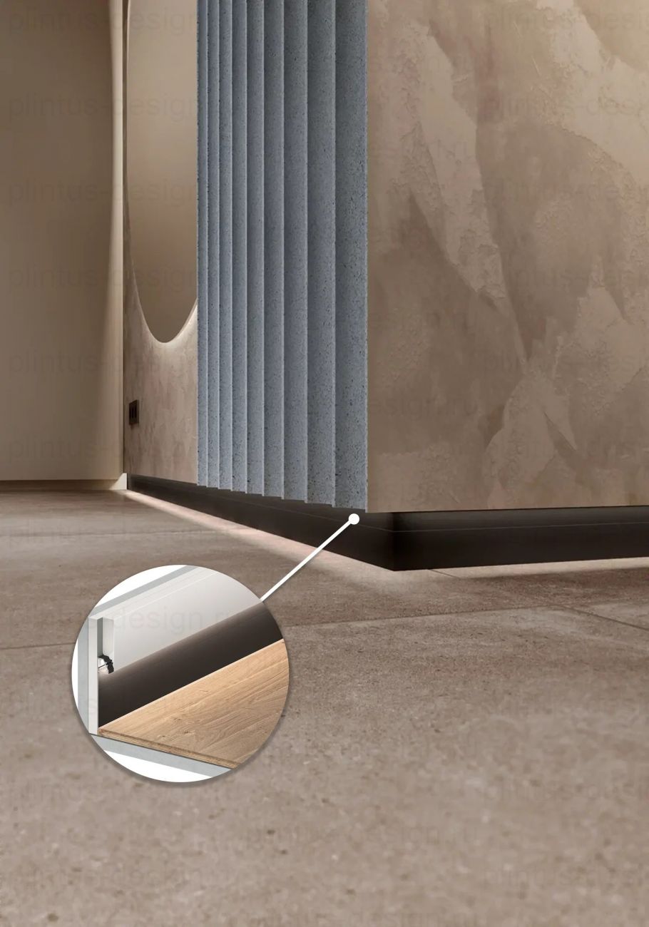 ПП 90 теневой плинтус FerGipps