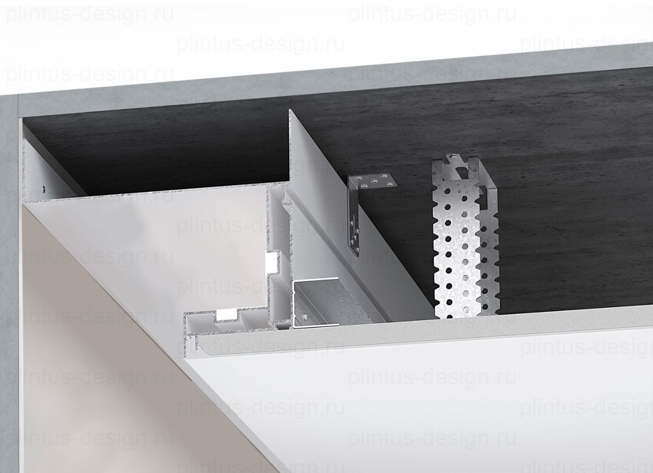 Ниша из БК 100 с уголком FerGipps