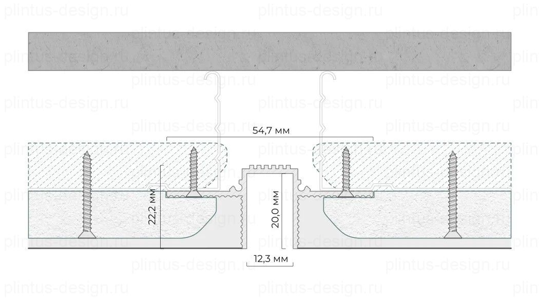 РП 12 – разделительный профиль FerGipps